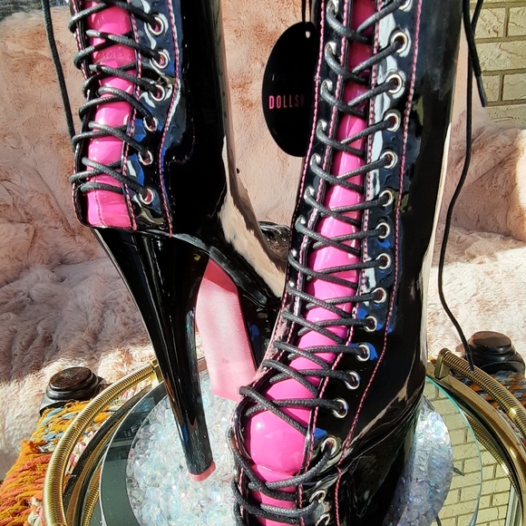 Platform Stiletto Boots - Picture 11 of 13